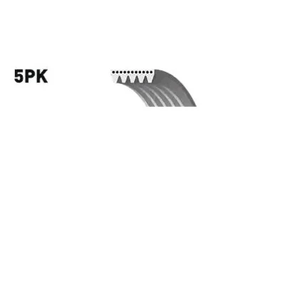 Abbildung von GATES Micro V 5PK1390 Keilrippenriemen 1390 5 Polyester, EPDM (Ethylen Propylen Dien Kautschuk) CITROËN: XM II Hatchback, I Hatchback