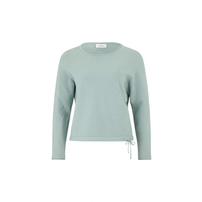 Abbildung von Cartoon MIT Rundhalsausschnitt Strickpullover, Damen, Größe: 34, Jadeite