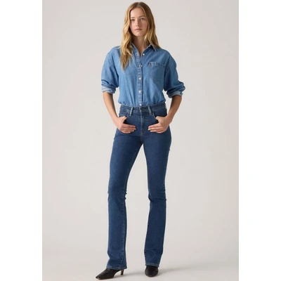 Abbildung von Levi&#039;s 725 HIGH RISE Bootcut Jeans Bootcut, Damen, Größe: 25x32, Blue wave rinse