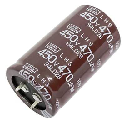 Abbildung von Elko Kondensator radial 470µF 450V Snap In Elektrolytkondensator bis zu 105C 470uF Electrolytic Capacitor from UCC