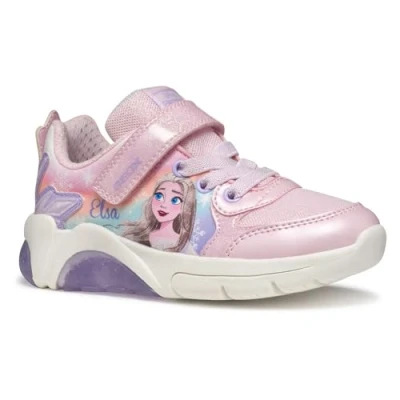 Abbildung von Geox Light UP Disney J Fadinlight GIRL Sneaker low für Kinder, Größe: 24, Pink/lilac Schuhe