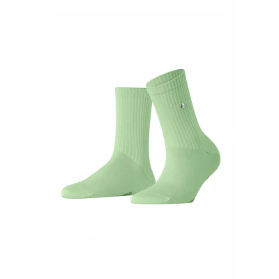 Abbildung von Burlington Damen Socken Fleet Street W So Baumwolle einfarbig 1 Paar, Grün Peppermint 7663, 36 41