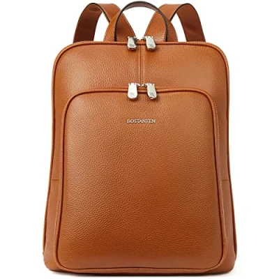 Abbildung von BOSTANTEN Leder Rucksack Damen Reiserucksack Tagesrucksack Casual Backpack Daypacks Braun