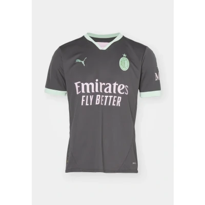 Abbildung von Puma AC Milan Third Replica Vereinsmannschaften, Herren, Größe: Small, Shadow gray/fresh mint