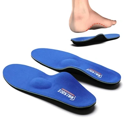 Abbildung von VALSOLE Orthopädische Einlegesohlen für Damen &amp; Herren Hohe Fußstütze Weiche Funktionelle schuheinlagen Insert Plattfüße, Plantar Fasciitis, Fußschmerz