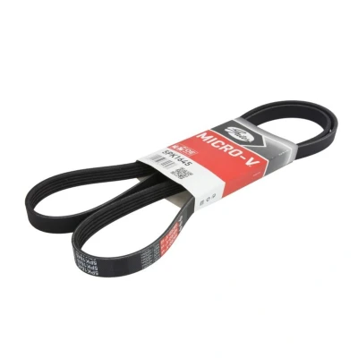 Abbildung von GATES Micro V 5PK1645 Keilrippenriemen 1645 5 Polyester, EPDM (Ethylen Propylen Dien Kautschuk) HYUNDAI: Getz, i10 I, i30 II Hatchback