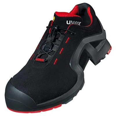 Abbildung von Uvex Herren 1 X tended Support Arbeitssneaker, Schwarz Rot, 37 EU