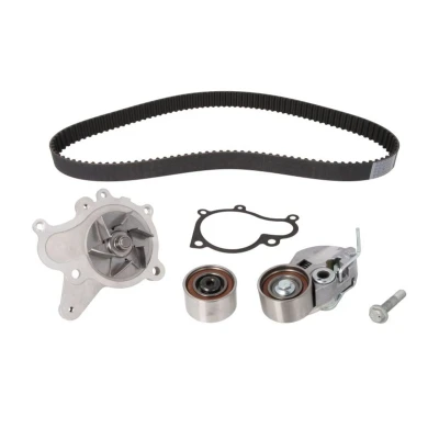 Abbildung von HEPU PK77971 Wasserpumpe + Zahnriemensatz mit Spannelement 123 HYUNDAI: SANTA FE 2, Tucson, i30 I Hatchback, KIA: CARENS 3