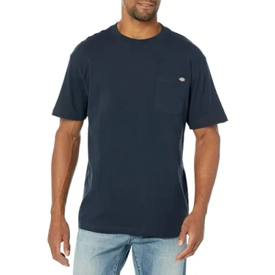 Abbildung von Dickies, Herren, T Shirt mit Tasche im legeren Stil, NAVIABLAU, L
