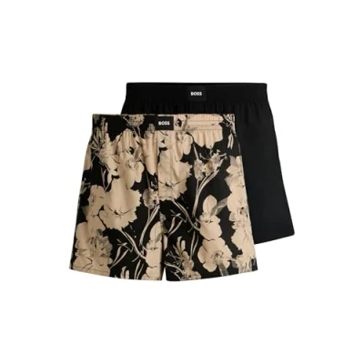 Abbildung von BOSS Peach 2 PACK Boxershorts, Herren, Größe: Large, Black