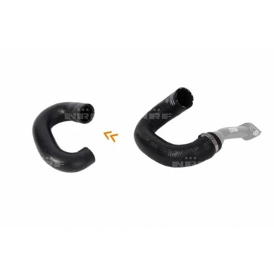 Abbildung von NRF 166229 Ladeluftschlauch mit Schellen FIAT: 500 Hatchback, Panda II Hatchback