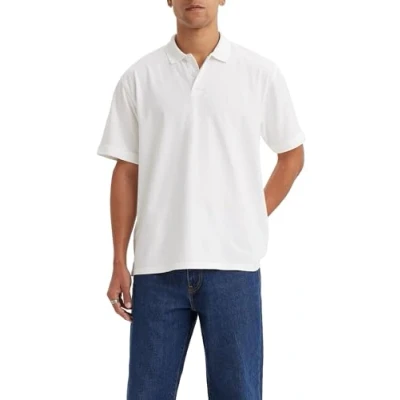 Abbildung von Levi&#039;s Authentic Poloshirt, Herren, Größe: Small, Bright white