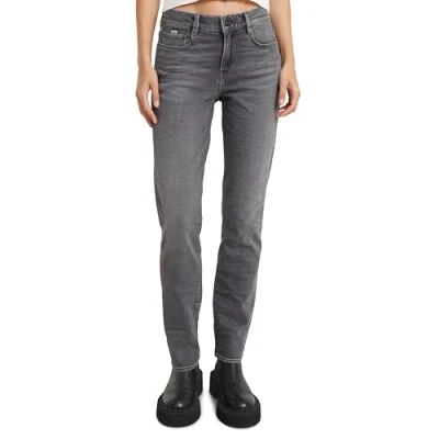 Abbildung von G Star ACE SLIM Straight Jeans Leg, Damen, Größe: 28x30, Sun faded plata grey