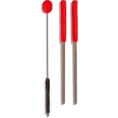 Abbildung von Hydro Flask Stainless Steel Straw Set Goji Zubehör für Wasserflaschen