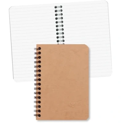 Abbildung von Clairefontaine 78596C Spiralbuch (Age Bag liniert, 9,5 x 14 cm, 50 Blatt) 1 Stück braun
