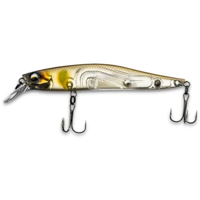 Abbildung von LMAB Flash Vibe 98 Twitchbait Suspending &amp; Floating, Hardbait, Wobbler Barsch, Suspender Wobbler, Schwimmend, Zander (Lauftiefe 1,0 2,0 m schwebend/suspending, Ayu)