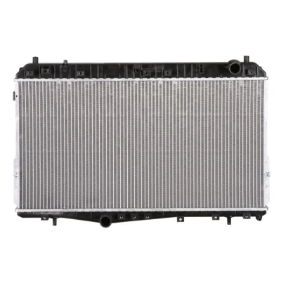 Abbildung von NRF 53150 Kühler, Motorkühlung Aluminium 698 370 16 Kühlrippen gelötet