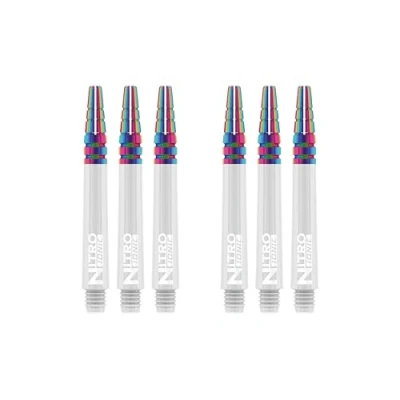 Abbildung von RED DRAGON Nitrotech Ionic Intermediate Weiße Dartstiele 2 Sets pro Packung (insgesamt 6 Stiele)