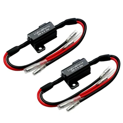 Abbildung von L &amp; P Car Design LP B548 2 Stück Leistungswiderstand Lastwiderstand Widerstand für SMD LED Miniblinker Mini Blinker richtige Blinkfrequenz 12V