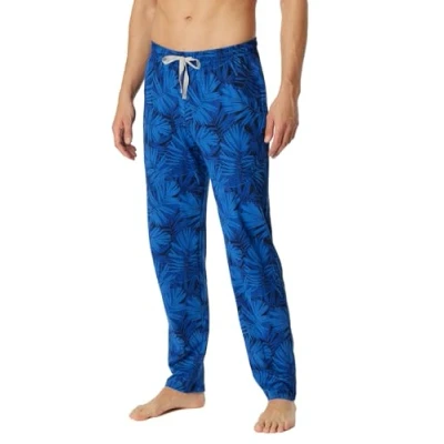 Abbildung von Schiesser Herren Lange Schlafhose Mix + Relax Pyjamaunterteil, Indigo_180289, 54