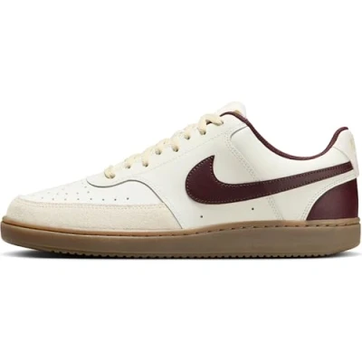 Abbildung von NIKE Herren Court Vision LO Sneaker, Sail/Burgundy Crush Lt Khaki, 44 EU