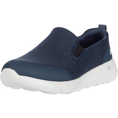 Abbildung von Skechers Herren Go Walk Max Clinched Athletic Mesh Double Gore Slip on Shoe Walking Schuh, Navy, 43 EU X Weit