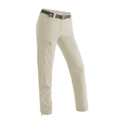 Abbildung von Maier Sports Inara Slim, Damen Wanderhose, Wasserabweisende Outdoorhose für Trekking und Hiking, Enganliegender Schnitt, PFC frei, mSTRETCH pro 4 &amp; Dryprotec, Braun, 46 (W38/L32)