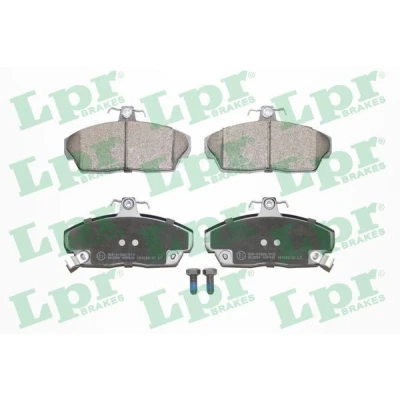 Abbildung von LPR 05P430 Bremsbelagsatz mit Schrauben HONDA: CIVIC 6 Aerodeck, 7 Hatchback, Fastback, MG: MG ZR Hatchback