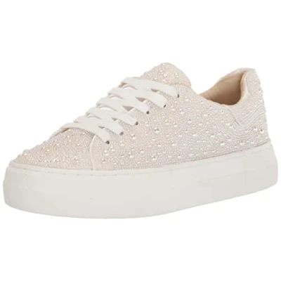 Abbildung von Betsey Johnson Damen Sidny Sneaker, Perle (Pearl), 41.5 EU