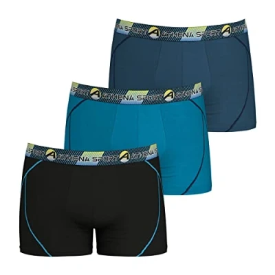 Abbildung von Athena Herren Training LN24 Unterwäsche, Noir/LAC/CROISIERE, 3XL (3er Pack)