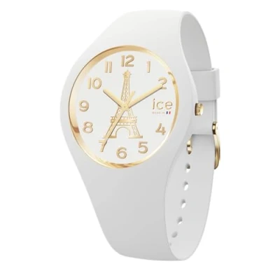 Abbildung von Ice WATCH cocorico Eiffel Tower White Weiße Damenuhr mit Silikonarmband 023248 (Small)