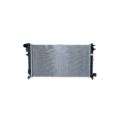Abbildung von NRF 509502 Kühler, Motorkühlung Aluminium 529 286 24 mit Anbauteilen Kühlrippen gelötet PEUGEOT: 106 II Hatchback, CITROËN: Saxo Hatchback