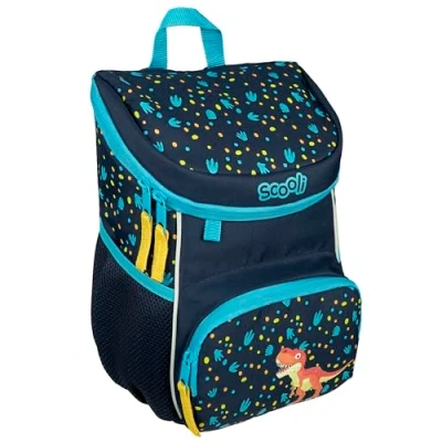 Abbildung von Scooli Mini Me Kindergarten Rucksack Domi Dino leichter Kinderrucksack gepolsterte Träger