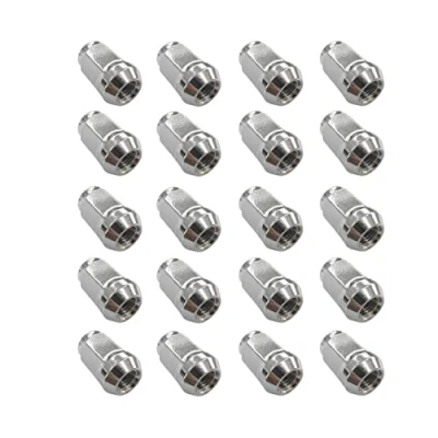 Abbildung von 20 Radmuttern geschlossen Kegelbund 60 M12 x 1,5 silber geeignet für Aluminium und Stahlfelgen kompatibel mit Hyundai, KIA, Mazda, Chrysler, Honda, Ford