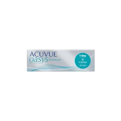 Abbildung von ACUVUE OASYS 1 Day Tageslinsen helfen das Gefühl von müden &amp; trockenen Augen zu reduzieren Tageskontaktlinsen mit 4,5 dpt und BC 8.5 UV Schutz angenehmes Tragegefühl 30 Linsen