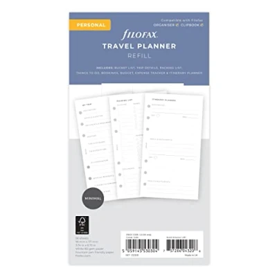 Abbildung von Filofax Travel Planner Refill Personal