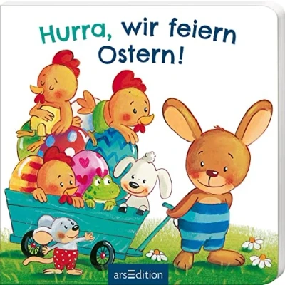 Abbildung von Hurra, wir feiern Ostern!: Erste gereimte Ostergeschichte für Kinder ab 18 Monaten