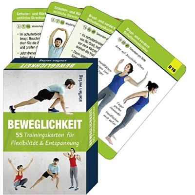 Abbildung von Beweglichkeit: 55 Trainingskarten für Flexibilität &amp; Muskelentspannung (Trainingsreihe von Ronald Thomschke): Entspannung