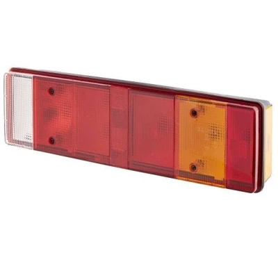 Abbildung von HELLA 2VP 008 204 061 Rückleuchte links, rechts P21W, R5W schwarz 12, 24 ohne Glühlampen mit Lampenträger