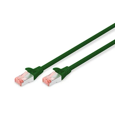 Abbildung von DIGITUS LAN Kabel Cat 6 2m RJ45 Netzwerkkabel S/FTP Geschirmt Kompatibel zu 6A &amp; 7 Grün