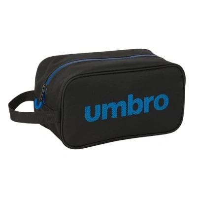 Abbildung von Safta UMBRO JET BLACK Mittelgroße Schuhtasche, multifunktional, für Sport, außerschulisch, Fußball, bequem und vielseitig, 29 x 14 15 cm, Schwarz, M, Casual