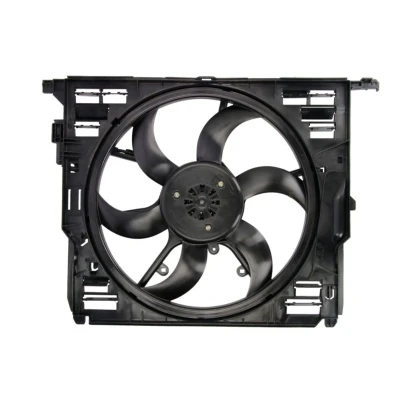 Abbildung von NRF 47737 Lüfter 488 12 400 mit Kühlerlüfterrahmen (Zarge), bürstenloser Motor BMW: 5 Touring