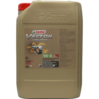 Abbildung von Castrol Vecton Long Drain E7 10W 40 20l Motoröl 154BF1 MERCEDES BENZ: E Class Saloon, C SMART: Fortwo I Convertible