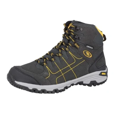 Abbildung von Brütting Unisex Mount Shasta High Cross Laufschuh, Anthrazit Gelb, 40 EU