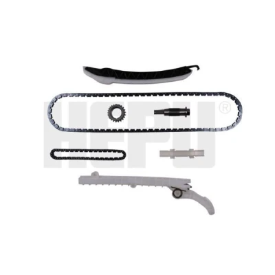 Abbildung von HEPU 21 0587 Steuerkettensatz mit Kurbelwellenzahnrad Zahnkette, Kette geschlossen MERCEDES BENZ: A Class, C Class T modell, Saloon
