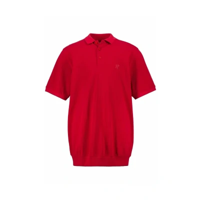 Abbildung von JP 1880 Herren Bauchfit Polo Pullover, Salsa, 6XL EU