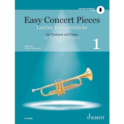 Abbildung von Leichte Konzertstücke: 22 Stücke aus 5 Jahrhunderten. Band 1. Trompete und Klavier. (Easy Concert Pieces, 1)