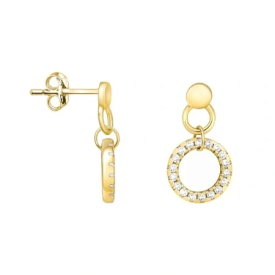 Abbildung von Sofia Milani Stecker Circles Ohrringe, Damen, Größe: One Size, Gold coloured