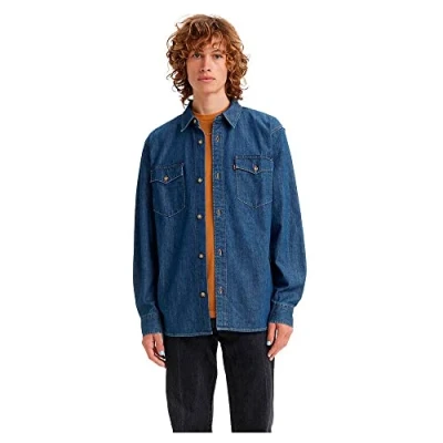 Abbildung von Levi&#039;s Relaxed FIT Western Hemd, Herren, Größe: Medium, Revere