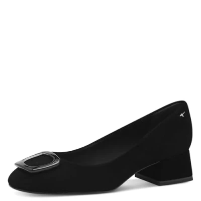 Abbildung von Tamaris Pumps Damen Blockabsatz schwarz,EU 39